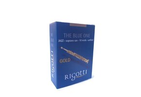 Rigotti Gold 'The Blue One' rieten sopraansaxofoon