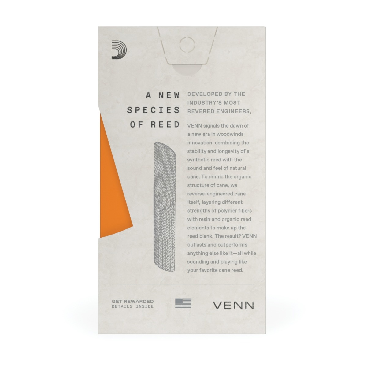 D'Addario VENN tenor saxofoon riet