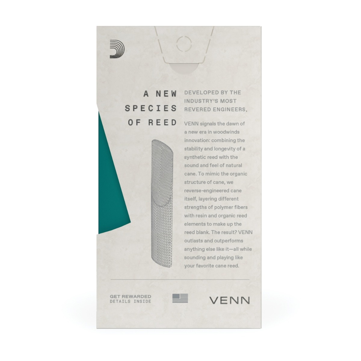 D'Addario VENN klarinet riet
