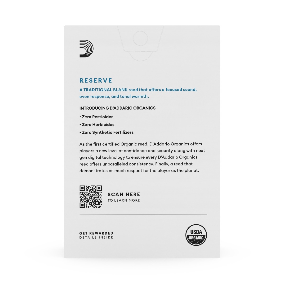 D'Addario Reserve rieten esklarinet
