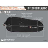 Protec Bariton Sax mondstuk-etui N277