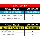 BG L14-SR "Super Revelation" rietbinder sopraansaxofoon