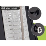 Boston Analoge Metronoom Met Bel Zwart