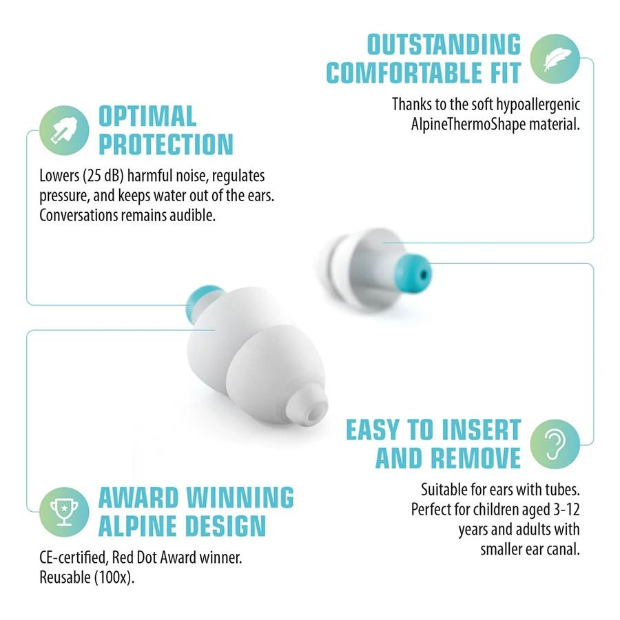 Alpine Pluggies Kids Oordoppen (3-12 jaar)