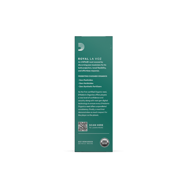 D'Addario La Voz rieten tenorsaxofoon