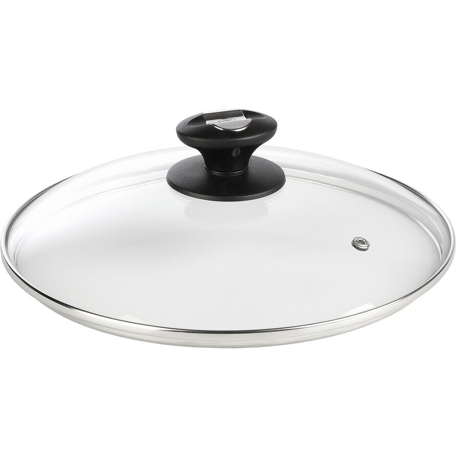 Glas-Deckel mit Dampfloch 32cm