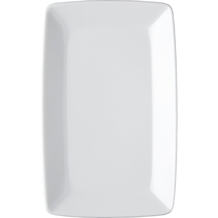Hotelporzellan "Rotondo" Platte rechteckig 18x11cm