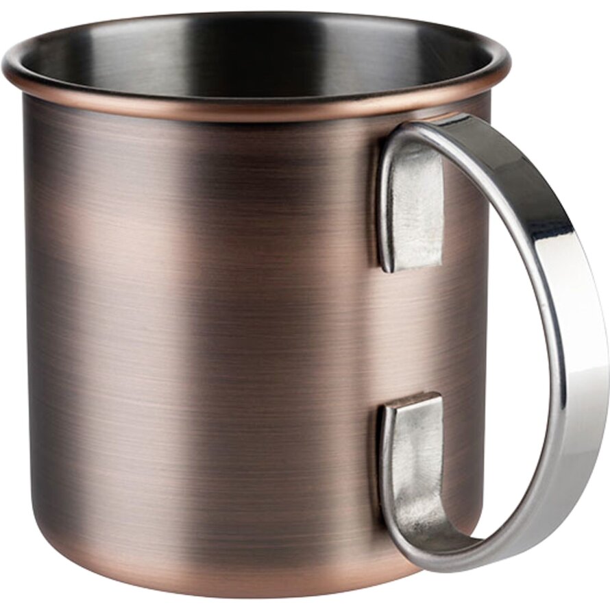 Becher "Moscow Mule" Antik-Kupferlook, glatt, matt, Ø 9,0 cm, H: 9,0 cm, 0,45 L