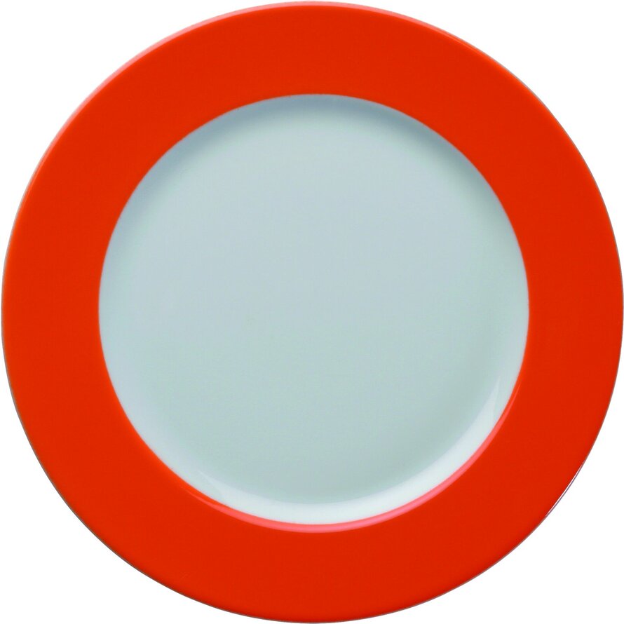 Teller flach 21,5cm orange