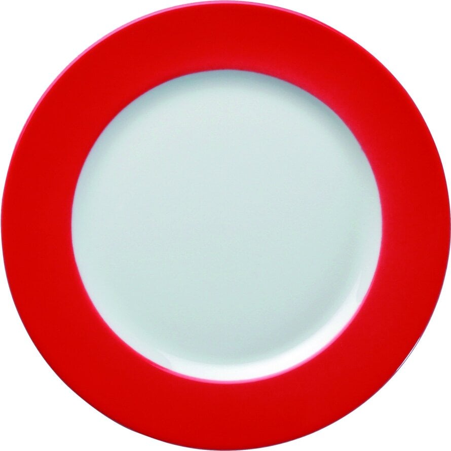 Teller flach Ø 26 cm rot