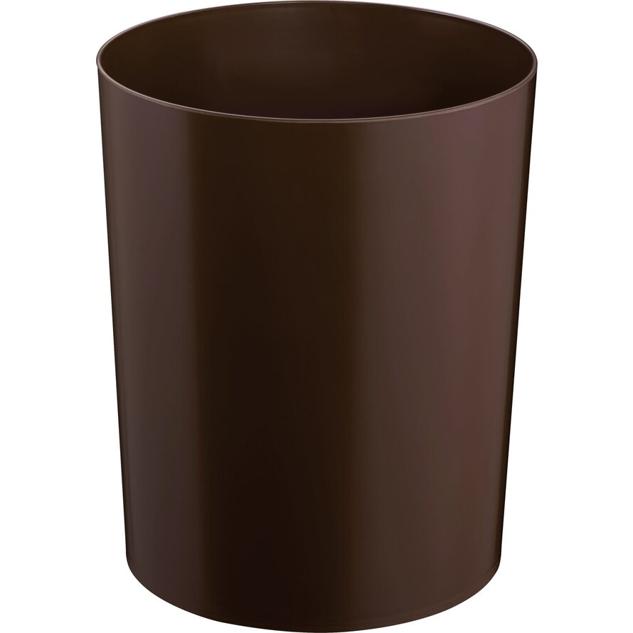 Sicherheitspapierkorb ohne Aluminium-Einsatz braun
