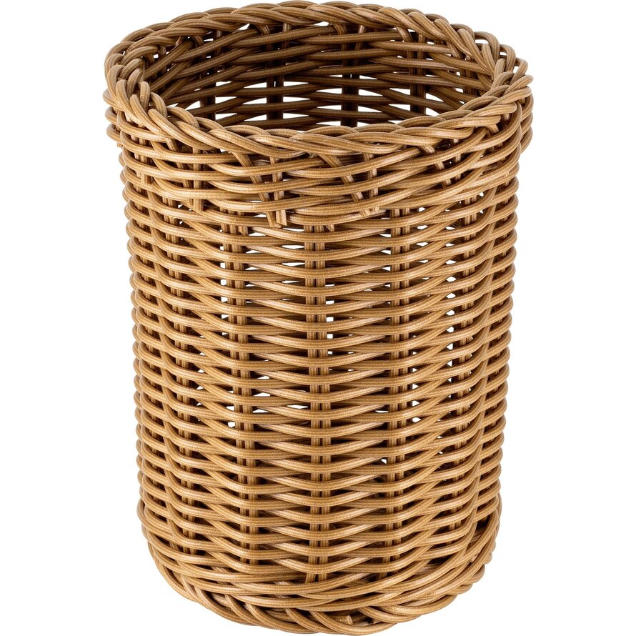 Korb Besteck rund 11,5x15cm braun