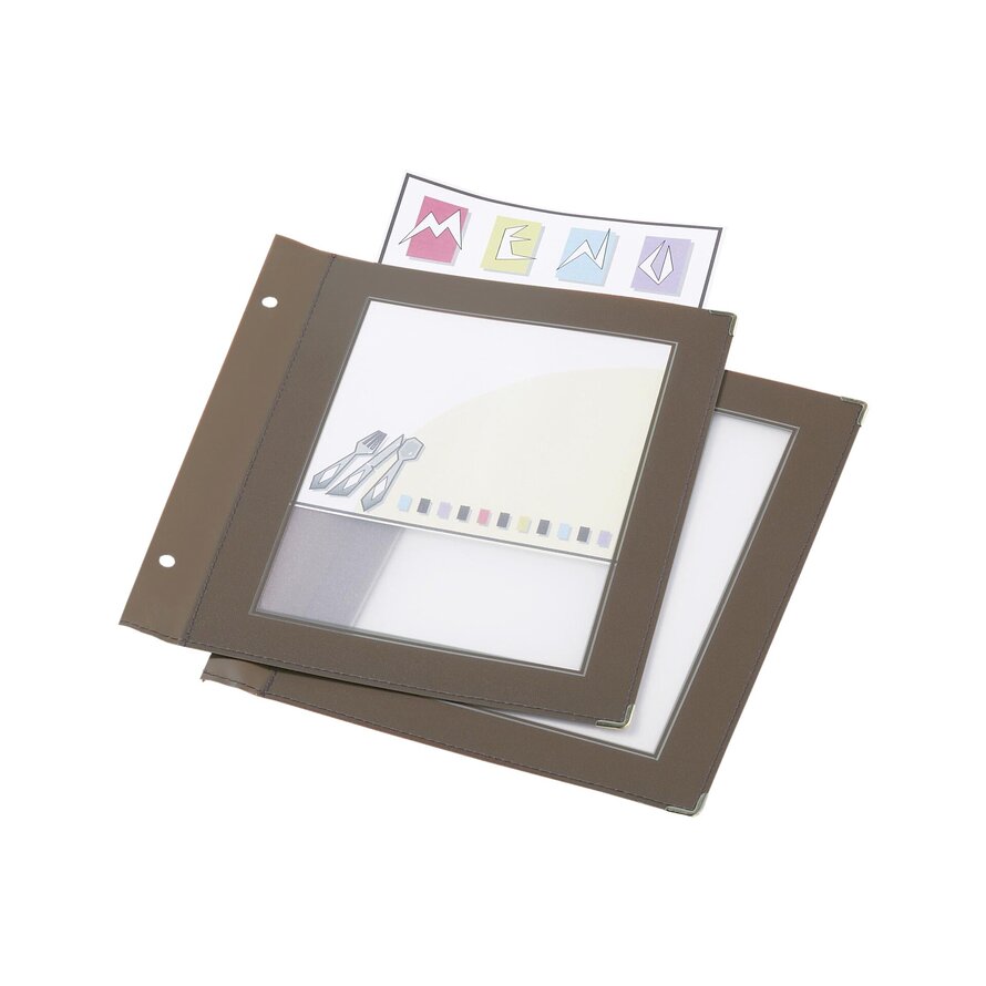 Einleger einzeln A5 braun