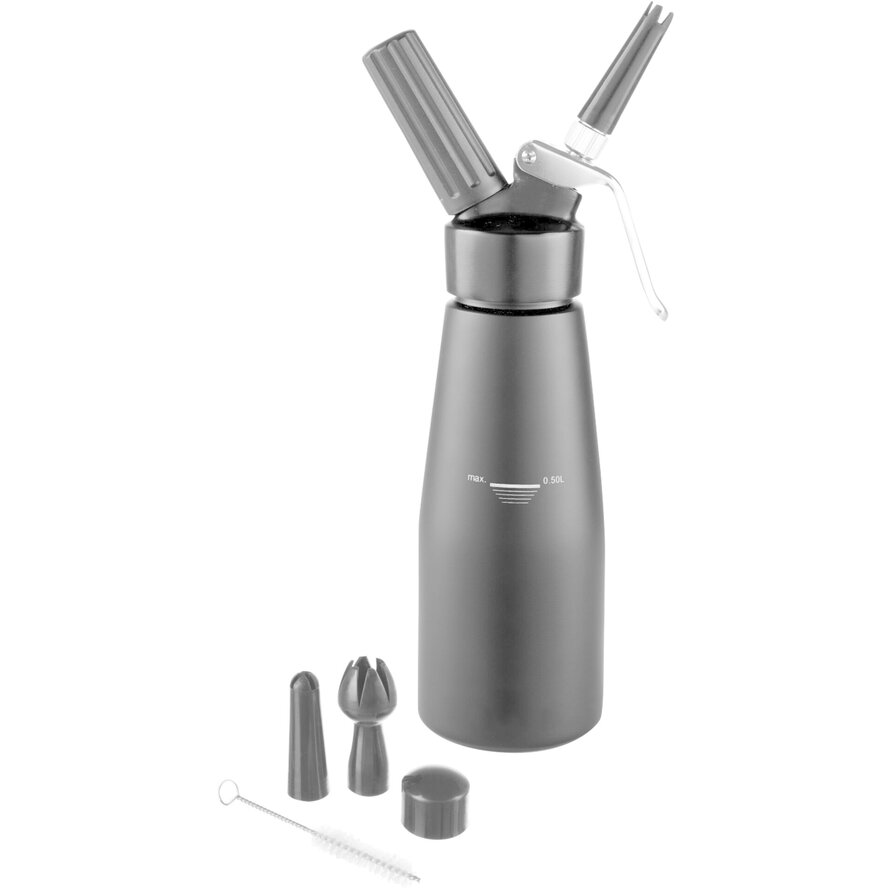 Sahnespender "Kitchen Line" schwarz 0,5 L