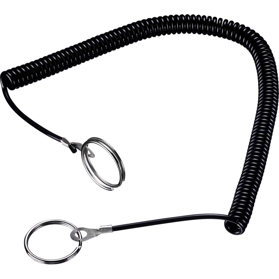 Spiralkette mit 2 Ringen