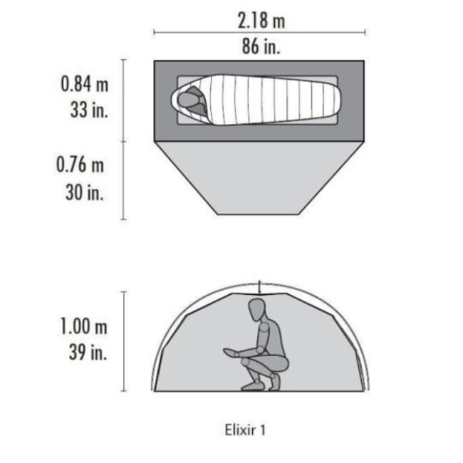 MSR Elixir 1 Backpacking Tent
