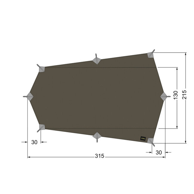 Tatonka Tarp Wing 2 LT stone grey olive