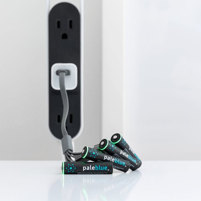 Pale Blue AAA USB-C Rechargeable