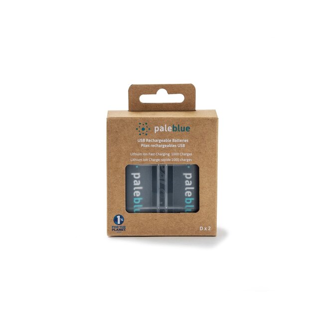 Pale Blue Li-Ion Rechargeable D Battery