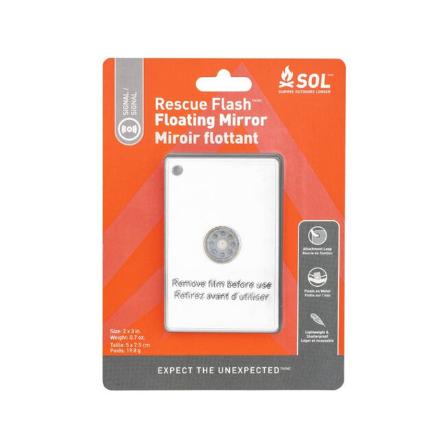 SOL Rescue Flash Floating Mirror