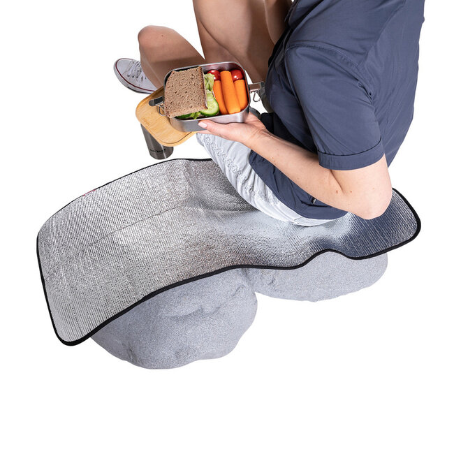 Tatonka Alu-Seat Mat 45 x 90cm silver