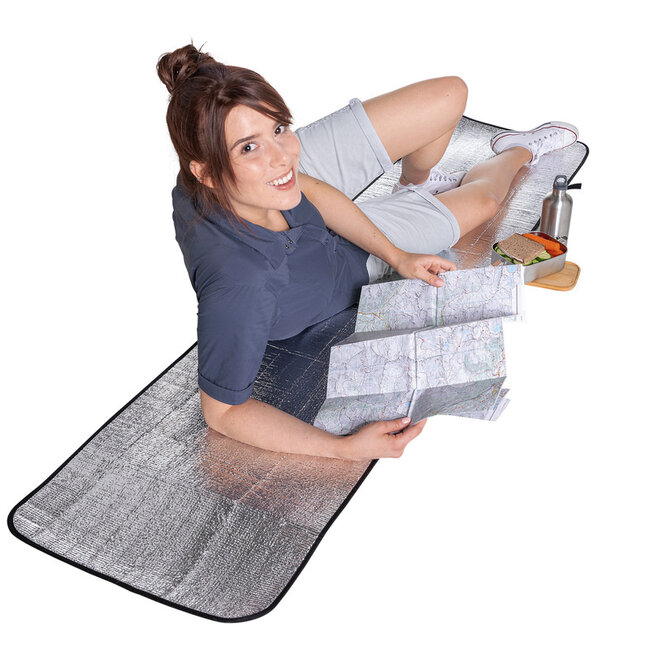 Tatonka Alu-Seat Mat 50 x 180cm silver