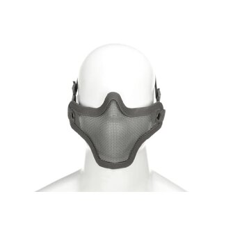 Steel Half Face Mask Grey