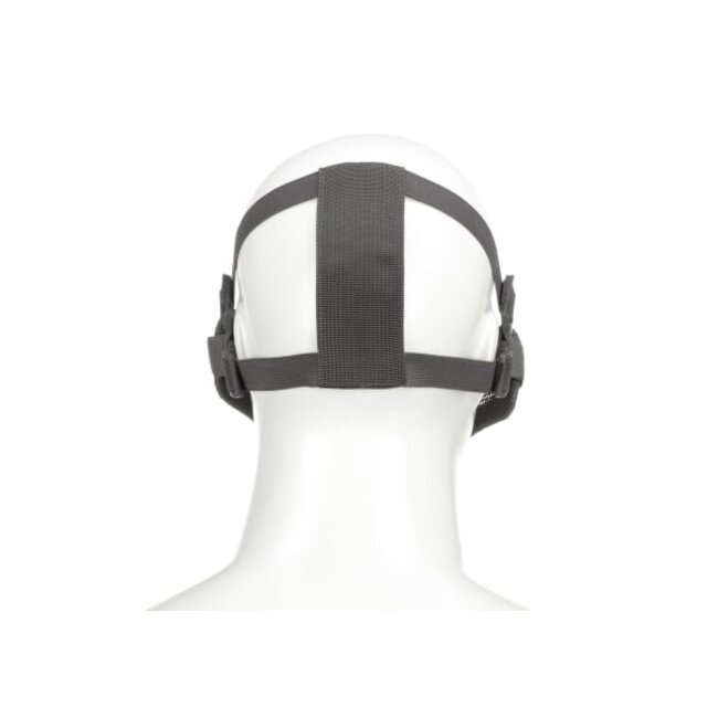 Steel Half Face Mask Grey
