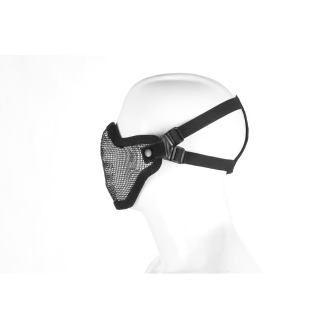Steel Half Face Mask Black