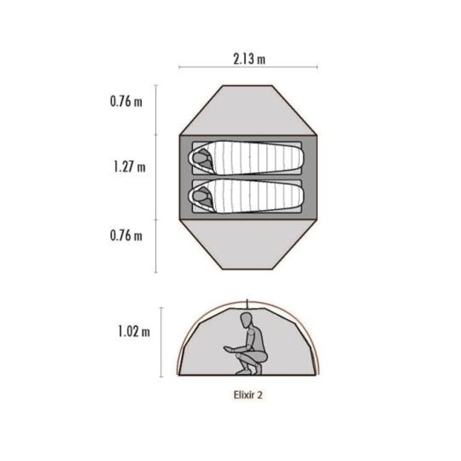 MSR Elixir 2 Backpacking Tent
