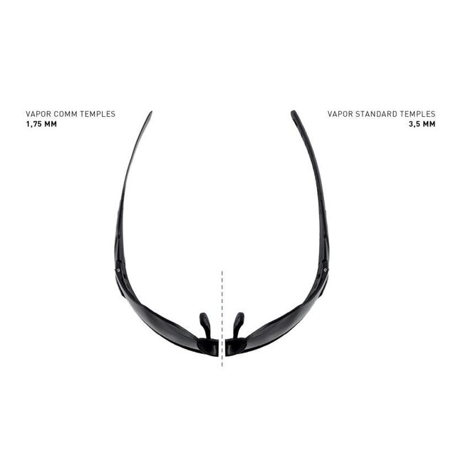 Wiley X WX Vapor COMM 2.5 Tan Grey/Clear/Light Rust