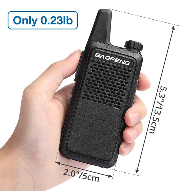 Baofeng GT-22 2W/0.5W PMR Radio