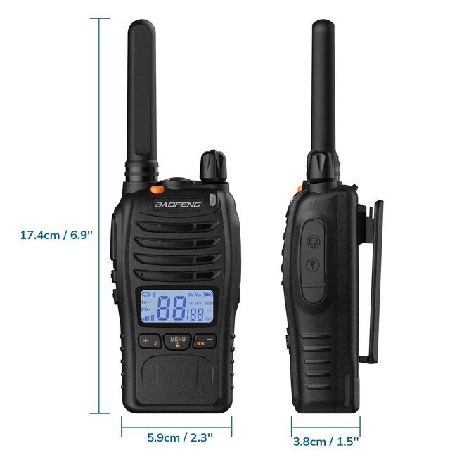 Baofeng BF-88ST Pro PMR Radio 2W/0.5W