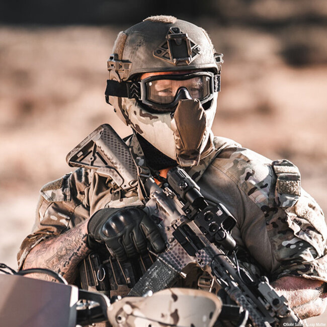 X1000 Clear Tactical goggle Tan