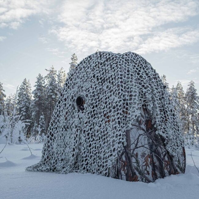 Buteo Photo Gear Camouflage-Netz Schnee