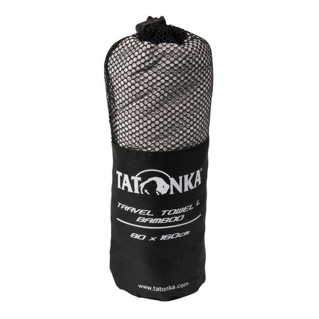 Tatonka Travel Towel Bamboo L grey