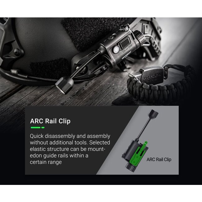 Nextorch rStar Multi-light Source Tactical Helmet Light