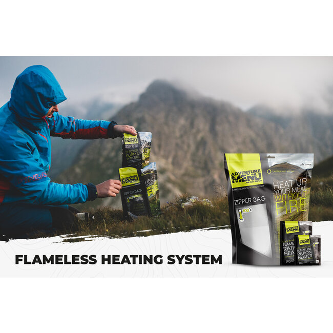 Adventure Menu Flameless heater SET SMALL (5x30g + Zipper-bag)
