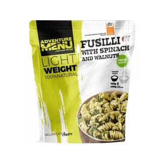 Adventure Menu Fusilli mit Spinat und Walnüssen (VEGAN)