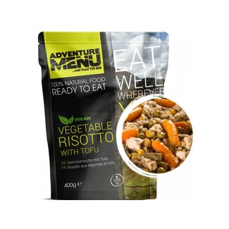 Adventure Menu Risotto aux légumes et tofu (VEGAN) Adventure Menu Risotto aux légumes et tofu (VEGAN)