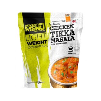 Adventure Menu Poulet Tikka Masala avec riz basmati