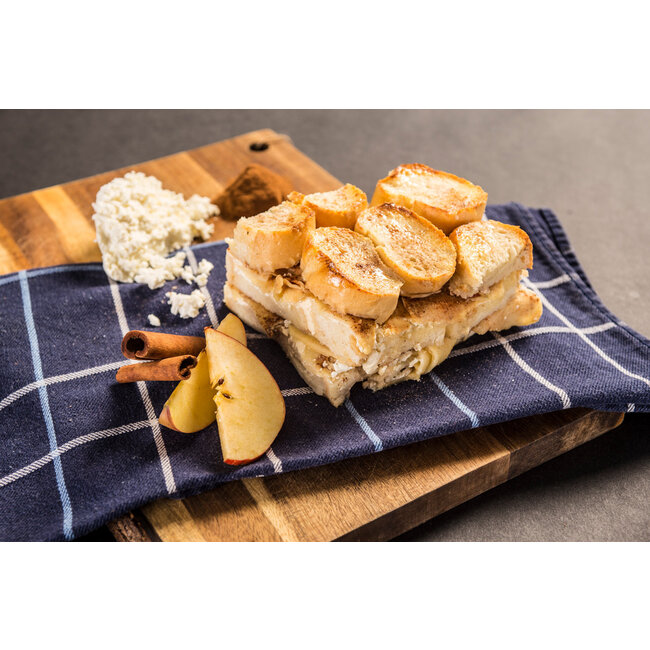 Adventure Menu Broodpudding met appels en kaneel