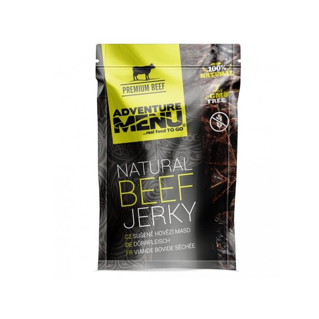 Adventure Menu Beef jerky - Boeuf séché 100% naturel 25g