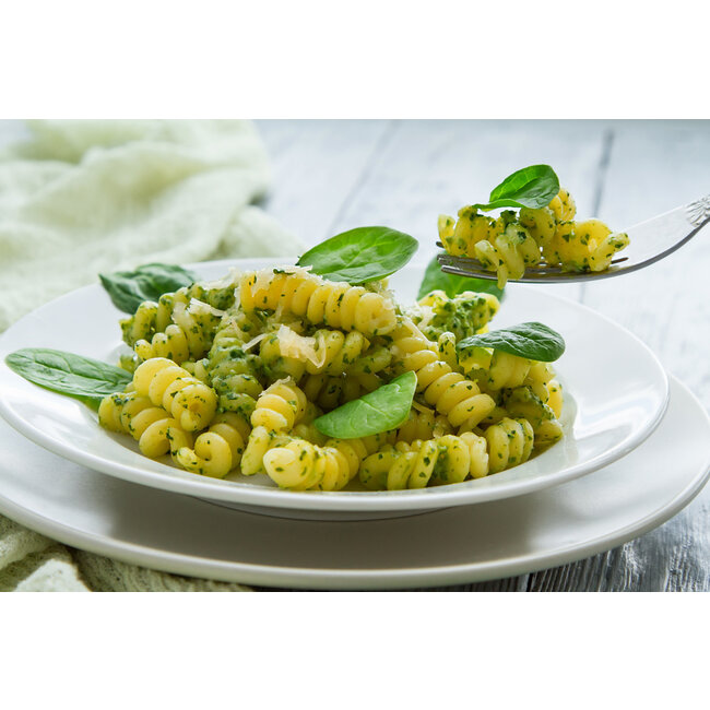 Adventure Menu Fusilli met spinazie en walnoten (VEGAN)