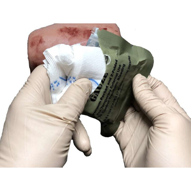 Quikclot combat gauze z-fold