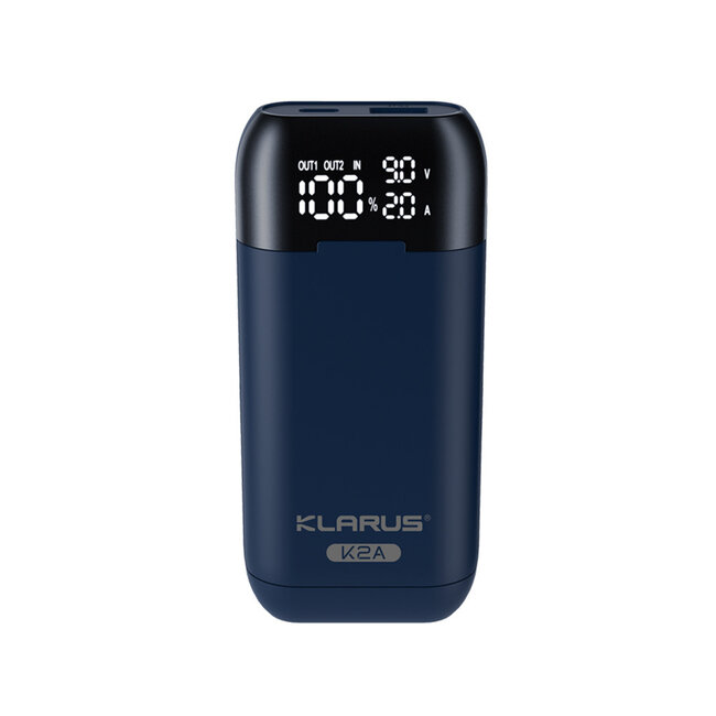 Klarus K2A 3-in-1 dual charger 21700/20700/18650