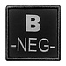 A10 Equipment Geborduurde bloedpatch B-