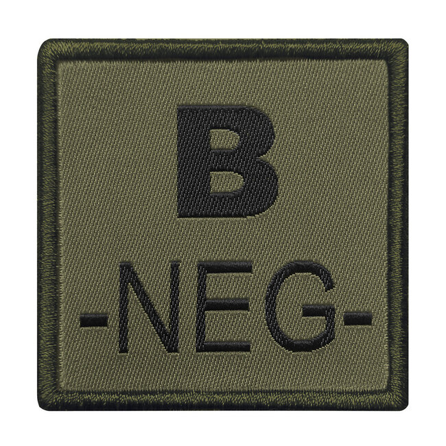 A10 Equipment Geborduurde bloedpatch B-