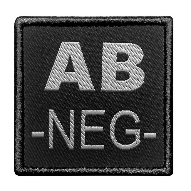 A10 Equipment Geborduurde bloedpatch AB-