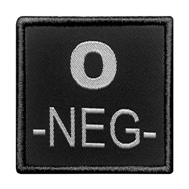 A10 Equipment Geborduurde bloedpatch O-